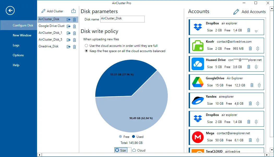 Air Cluster, tool for keeping your cloud organized